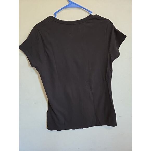 San Francisco Giants Tee Shirt Women Black Orange Majestic We own the Pennant L - Picture 5 of 6